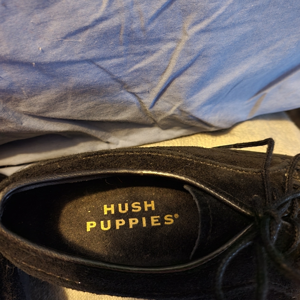 Hush Puppies Leather Lace Up View 4
